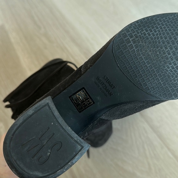 Stuart Weitzman Glove High Heeled Booties - Picture 4 of 4